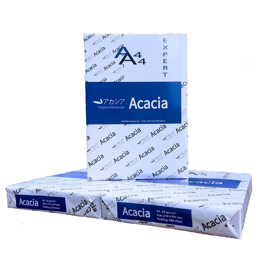 Giấy A4 500 tờ Acacia định lượng 60gsm