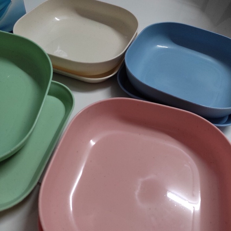 Set 8 đĩa lúa mạch đủ màu nhỏ gọn tiện lợi