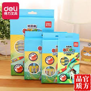 Sáp màu deli 12/18/24/36 màu
