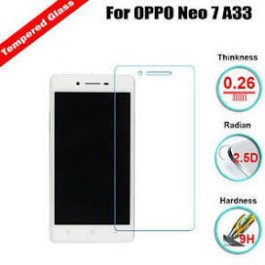 Kính cường lực oppo A33 / Neo 7 kính trong suốt mài cạnh tặng kèm khăn lau. [FERR SHIP]