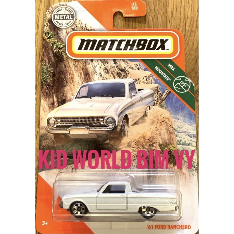 Xe mô hình Matchbox bán tải '61 Ford Ranchero GKK50.