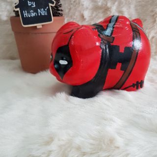 Heo đất handmade - Deadpool