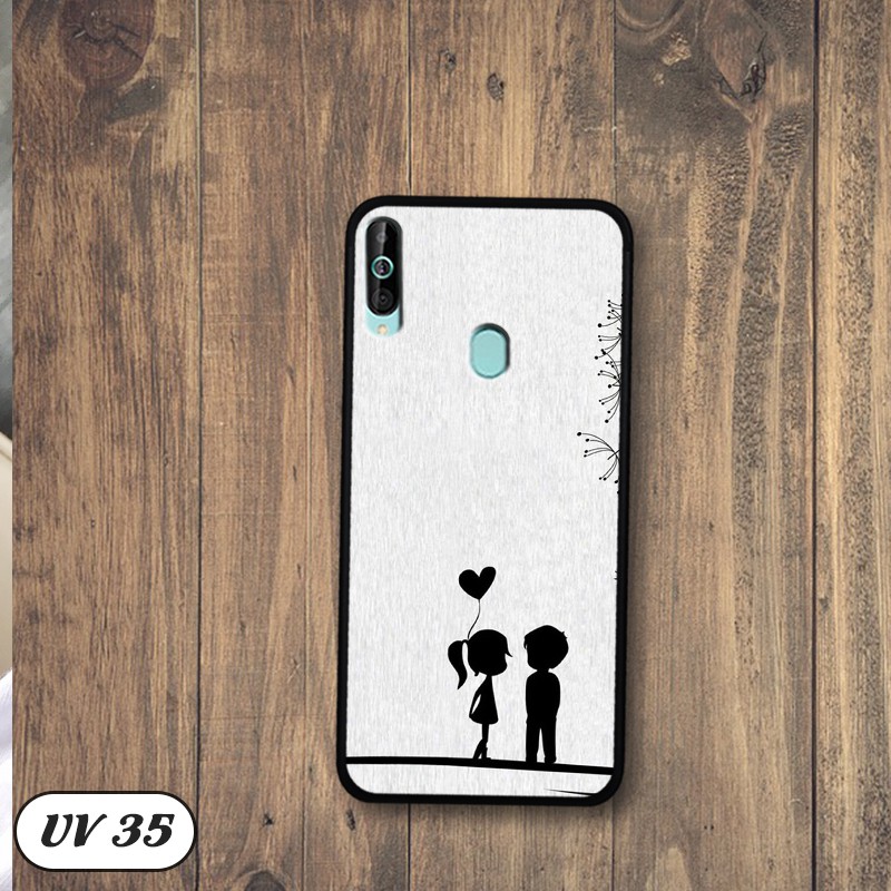 Ốp lưng nhám viền dẻo Samsung Galaxy A60 in hình