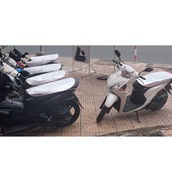 90x45 Siêu Dày 2 Mặt Bạt - Miếng Che Yên Xe To Khủng Lồ - Che Các Loại Yên Xe To Nhất - Che  Yên Xe To Bà Cố