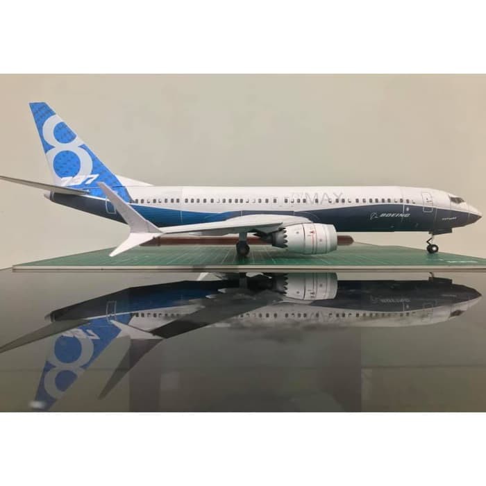 Mô hình máy bay giấy thủ công Boeing 737 Max