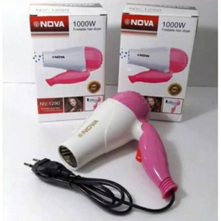 (hàng Mới Về) Máy Sấy Tóc Nova 1290 Gấp Gọn Tiện Lợi 524b