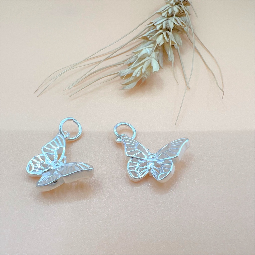 Charm treo hình bướm dày dặn - Charm bạc 925 - Mã CB167