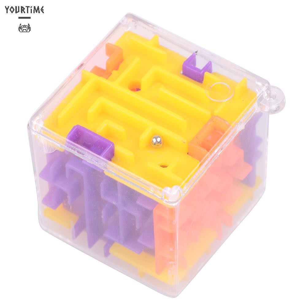 Đồ chơi 3D Maze Magic Cube Toy Labyrinth Rolling Puzzle Game Kid Educational Toys