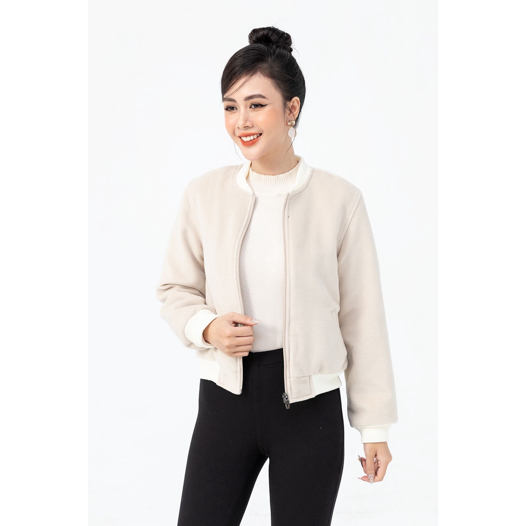 Áo bomber nữ khóa kéo LAMER L65W20T029 (nhiều màu) | BigBuy360 - bigbuy360.vn
