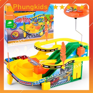 Bộ đồ chơi xe ô tô đường đua - Xe đồ chơi đường đua ván trượt