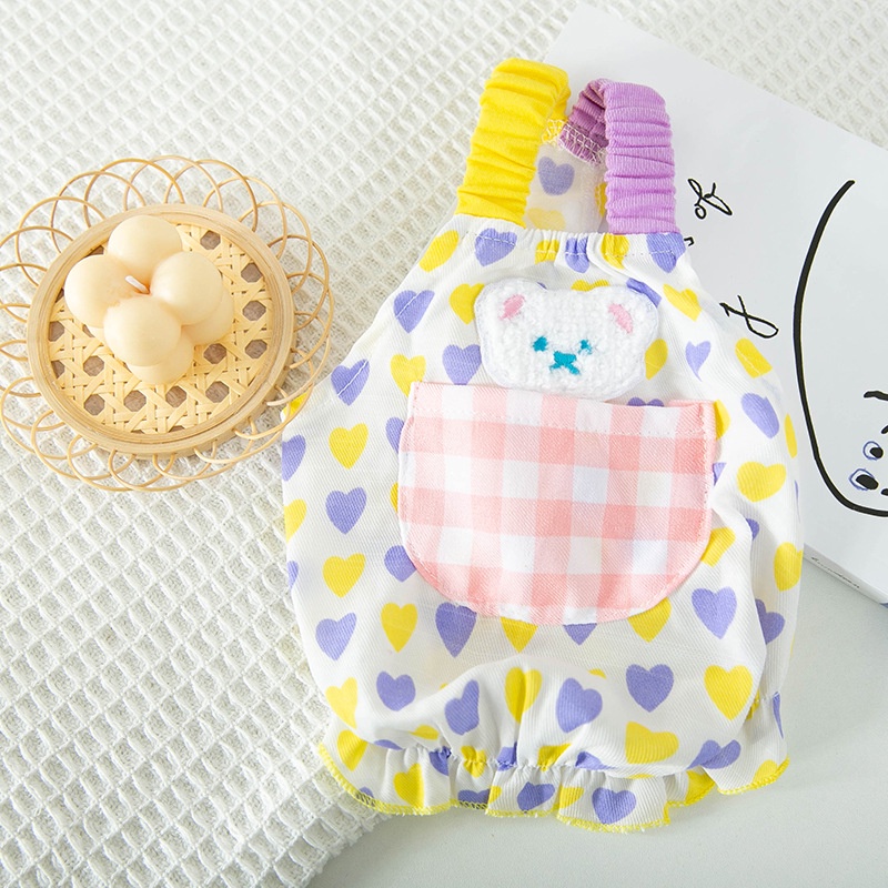 &lt;cutepethome&gt;Áo Yếm Có Túi Dễ Thương Dành Cho Thú Cưng