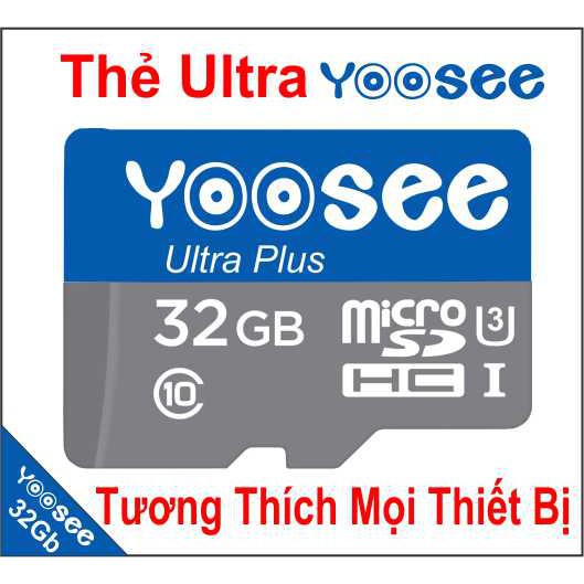 [HOT] Thẻ Nhớ Ultra Yoosee 32gb Chuyên Dụng Camera YOOSEE - Bảo Hành 5 năm | BigBuy360 - bigbuy360.vn