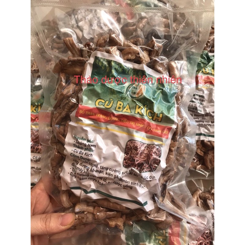 Ba kích đã làm sạch, tách bỏ lõi từ 1Kg nguyên củ