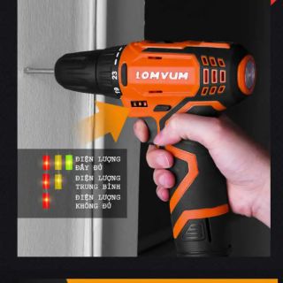 KHOAN PIN LOMVUM 12V - 16.8V kèm 1 pin 1 sạc (hàng cao cấp)