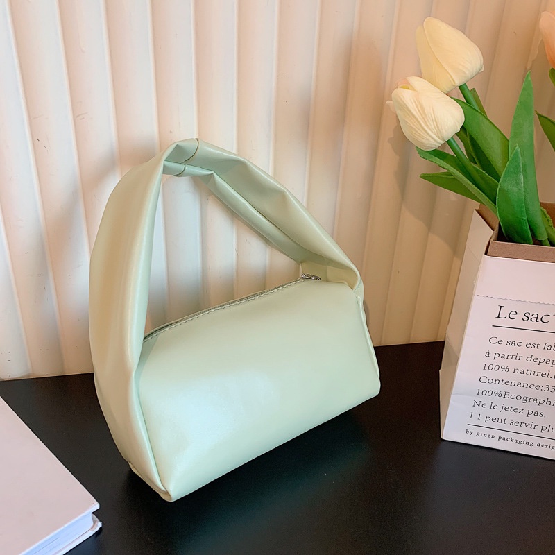 Túi đeo dưới cánh tay Màu Trơn Thiết Kế Đơn Giản Thời Trang Mới Cho Nữ 2022
