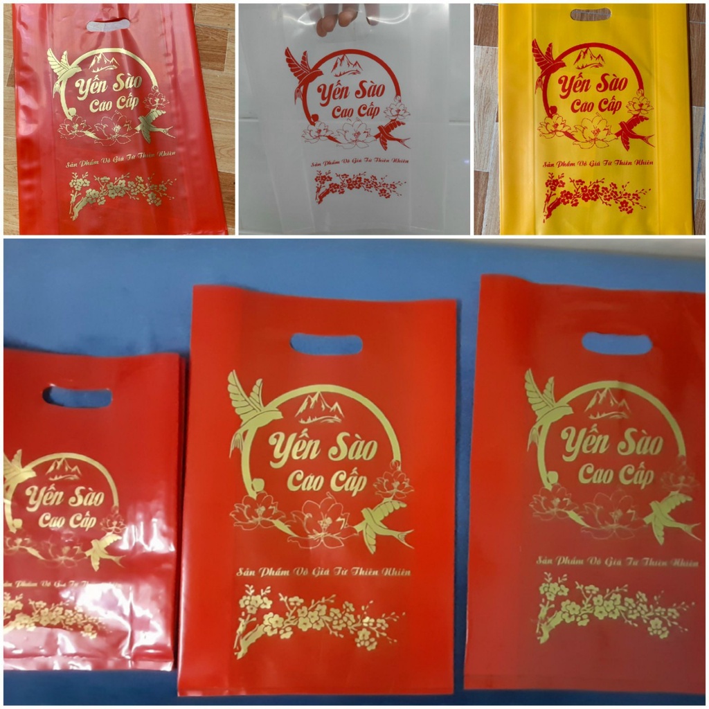 100G Túi Xốp PE Dẻo Đựng Hộp/ Hủ Yến Sào Cao Cấp