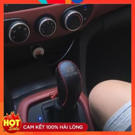 Bao Da Cần Số, Tay Phanh xe HYUNDAI I10 Số Tự Động, Bản Full.. Da Bò Rất Nhiều Màu Sắc
