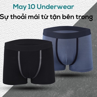 SET 2 Quần lót nam dáng trunk MAY 10 (giao màu ngẫu nhiên)