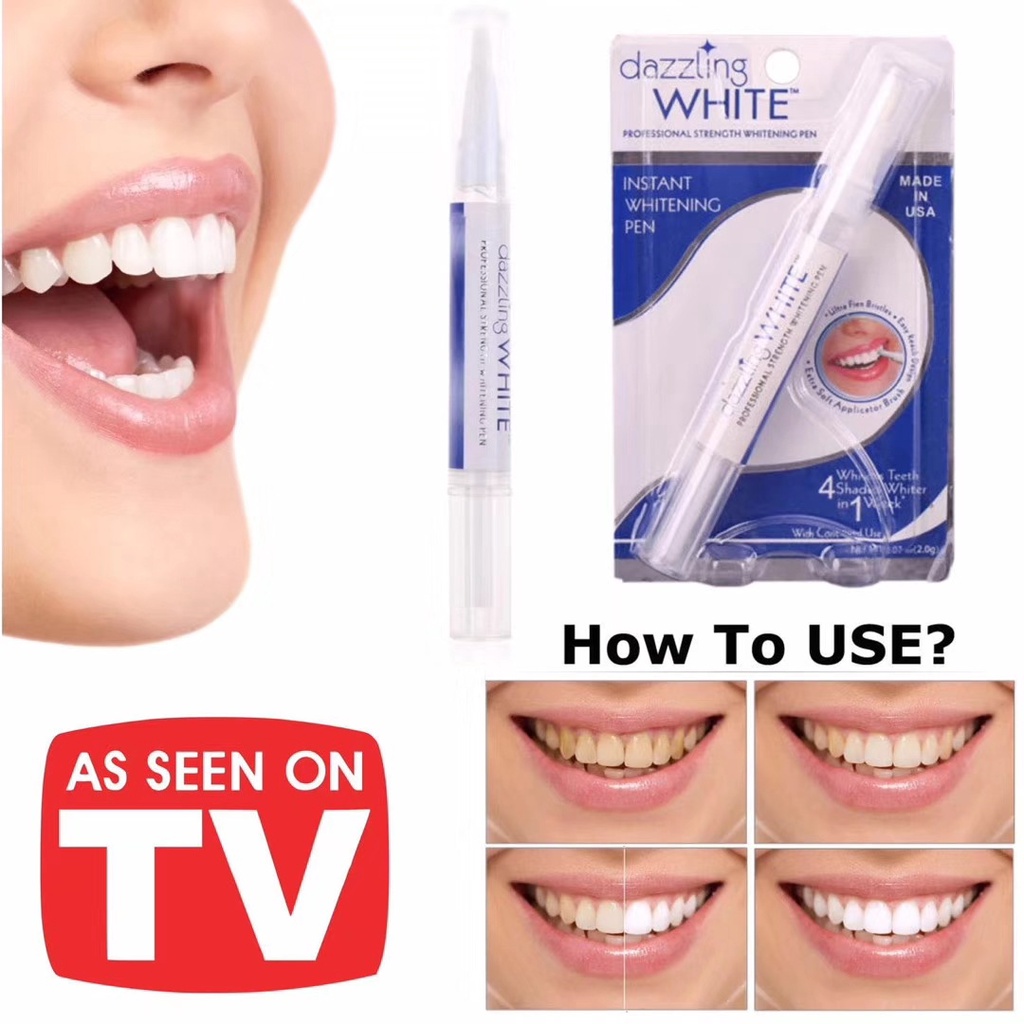 [Hàng mới về] Bút gel làm trắng răng dazzling White dễ sử dụng