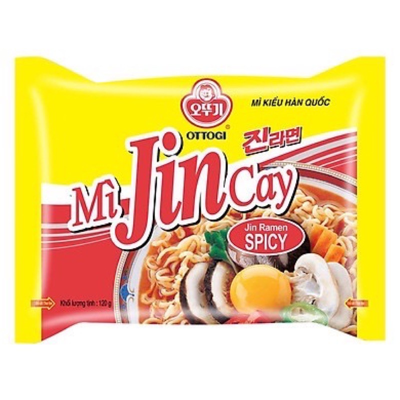 Mì Jin Ramen cay Ottogi gói 120g