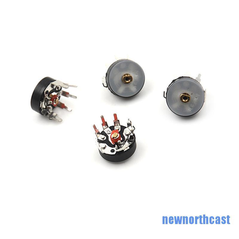 Set 10 Chiết Áp Radio Newnorthcast 0611 Rv12Mm 10k 50k Kèm Công Tắc