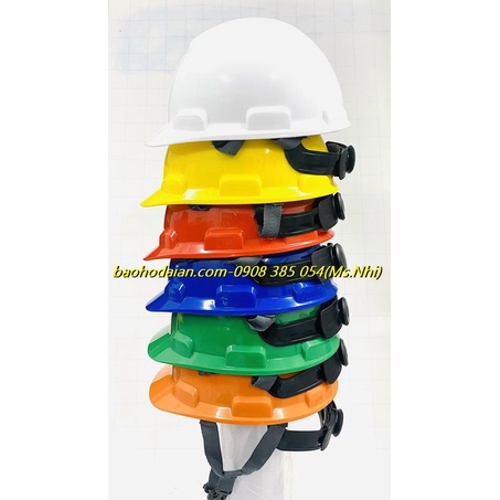 Nón bảo hộ lao động kiểu 3M có mút xốp bảo vệ đầu N08