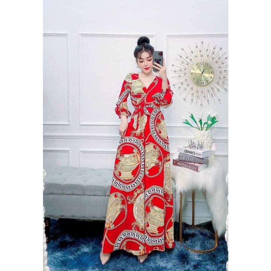 ĐẦM MAXI HỌA TIẾT SANG