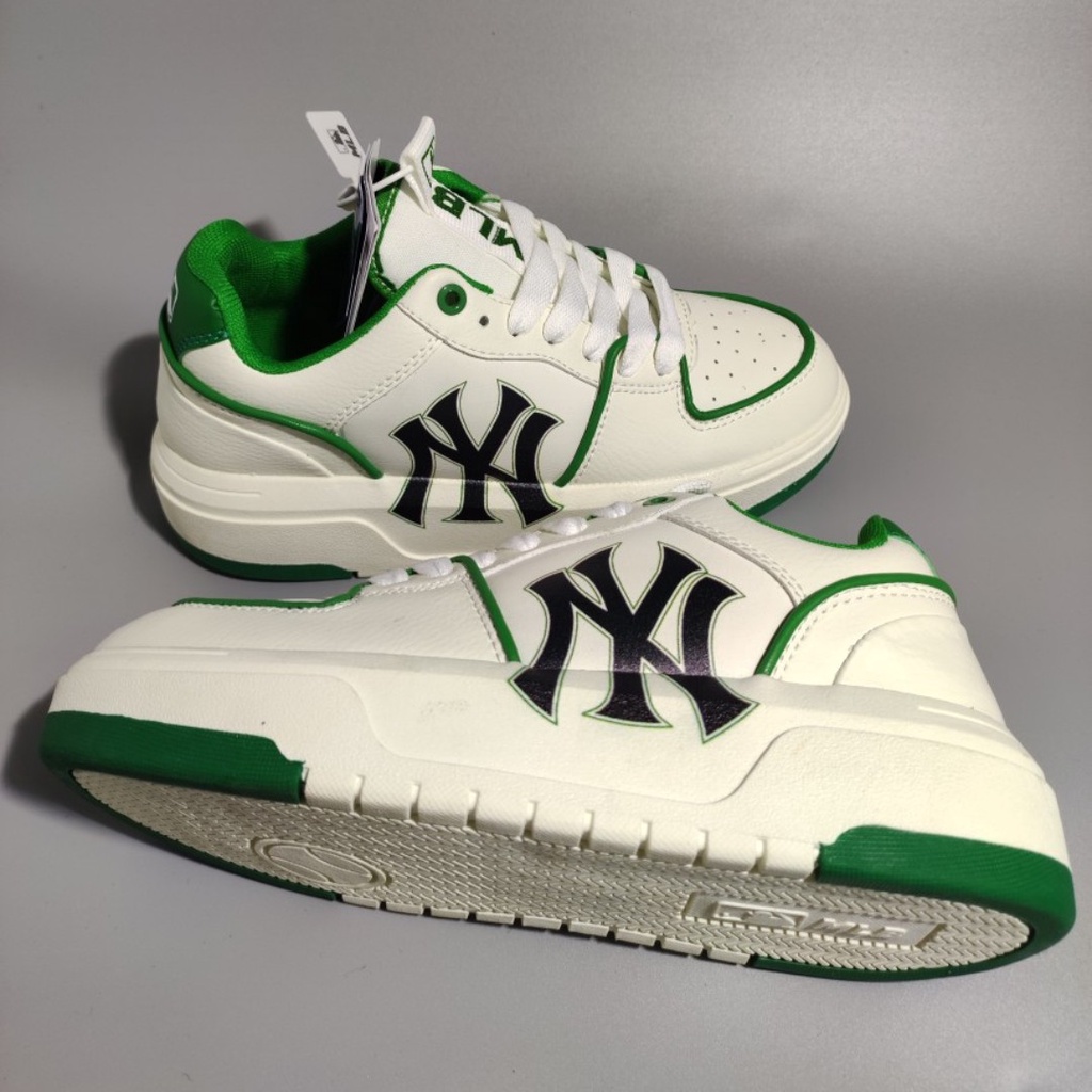 Giày MLB NY Chunky nam nữ màu xanh lá ❤️ Giày thể thao sneaker nam nữ MLB NY Chunky độn đế cao cấp Full Box