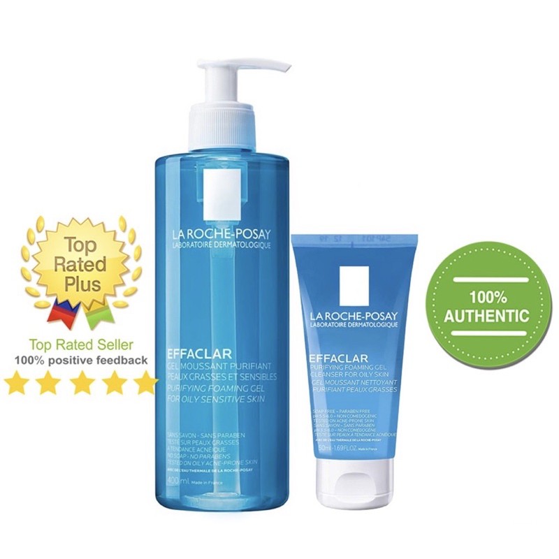 Sữa Rữa Mặt Dạng Gel La RoChe-Poáy CHÍNH HÃNG 400ml