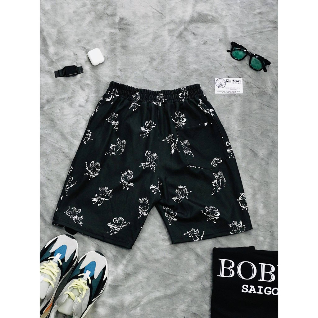 Quần short nỉ BOBUI Unisex - Gin Store