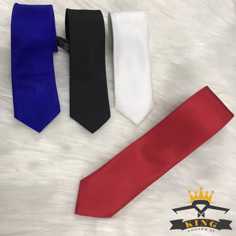Cà vạt KING caravat nam công sở vải mịn cao cấp bản 6cm 8cm C56
