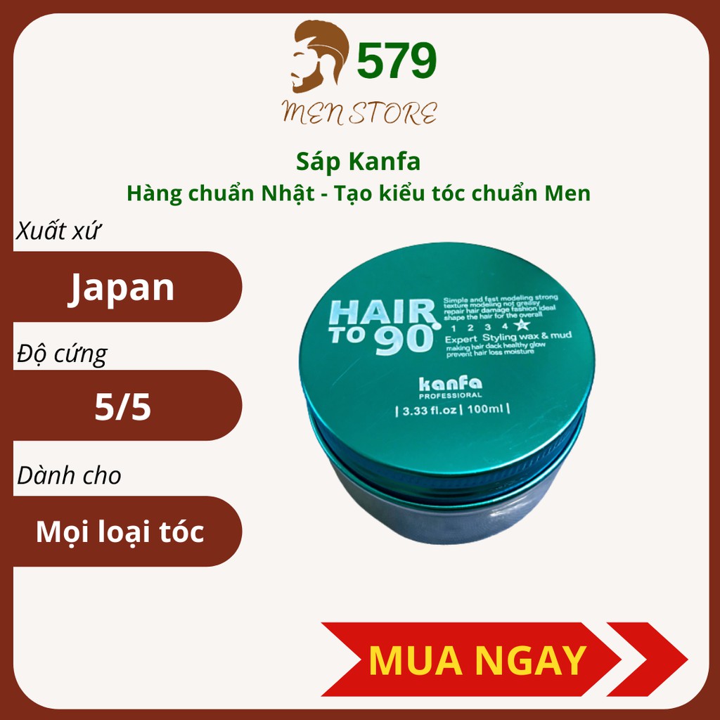 Sáp vuốt tóc nam Kanfa 100ml - Sáp vuốt tóc Kanfa còn dùng được cho nữ, phù hợp mọi loại tóc.