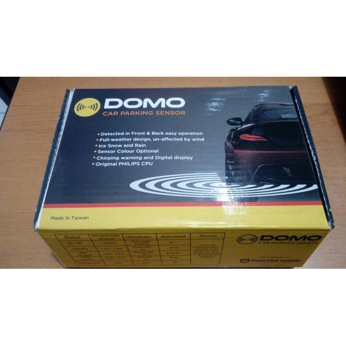 Cảm Biến Đỗ Xe Domo 2 Điểm - Màu Đen