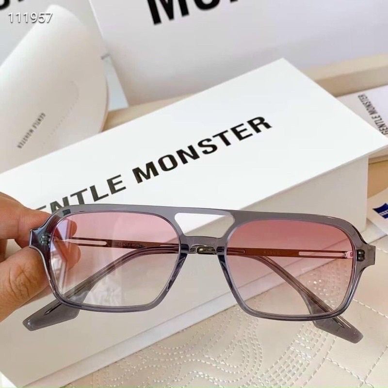 Kính râm nam nữ GENTLE MONSTER KINGS mắt xanh và hồng,phong cách hàn quốc sành điệu,phù hợp đi chơi,chụp ảnh,caffe