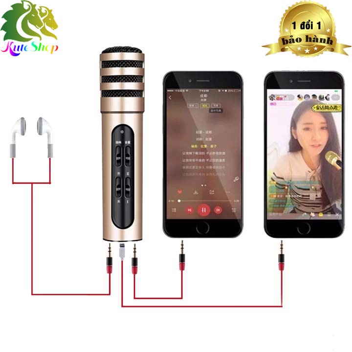 [HCM] Micro Karaoke/Micro Livestream Thu Âm C7 Âm Thanh Chuyên Nghiệp