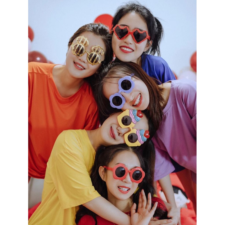 Mắt kính hình bánh sinh nhật vui nhộn