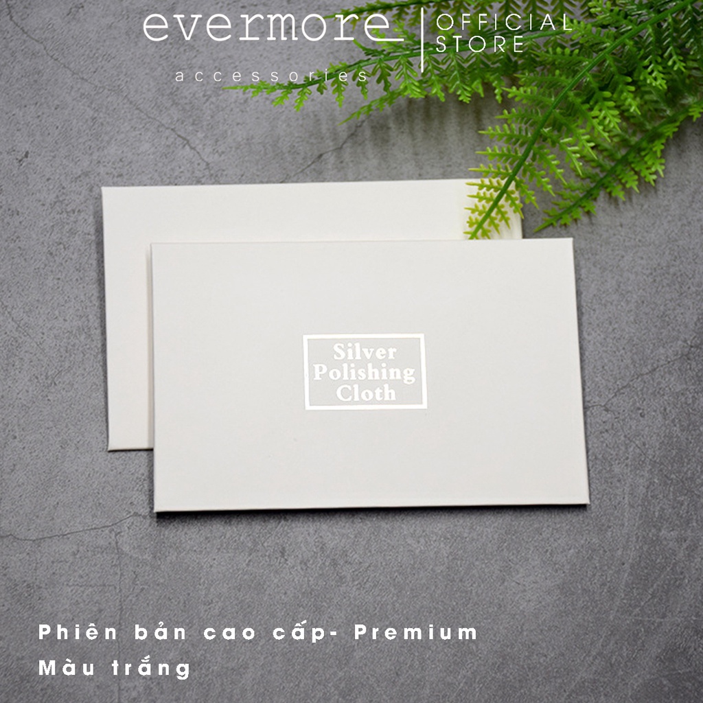 Khăn lau làm sáng bạc 5x10cm chất liệu da lộn EVERMORE