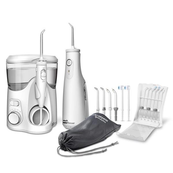 Bộ combo 2 máy tăm nước Waterpik Ultra WP-150 và Waterpik Cordless Select WF-10