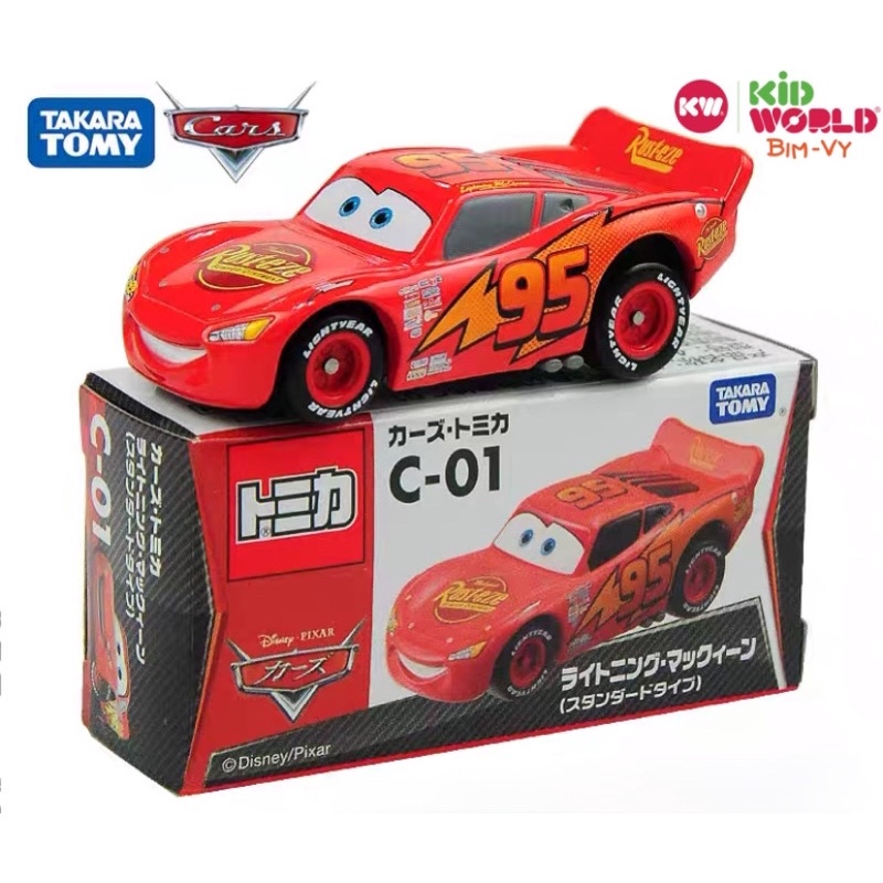 Xe mô hình Tomica Box Cars-Lightning McQueen C-01. MS: 718. Made in China.