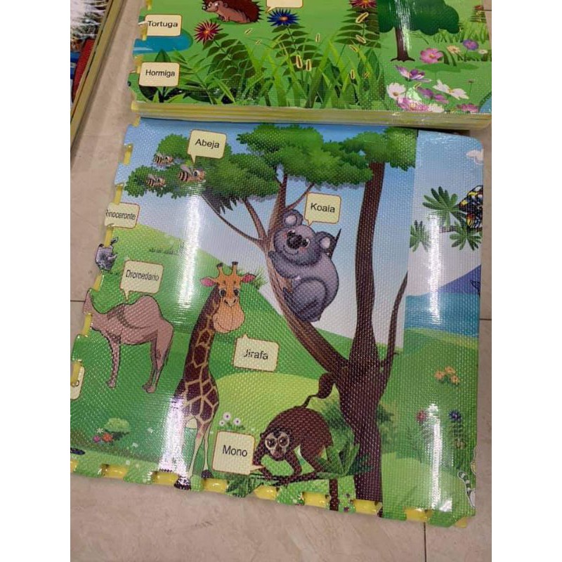 Chiếu xốp hai mặt cho bé yêu