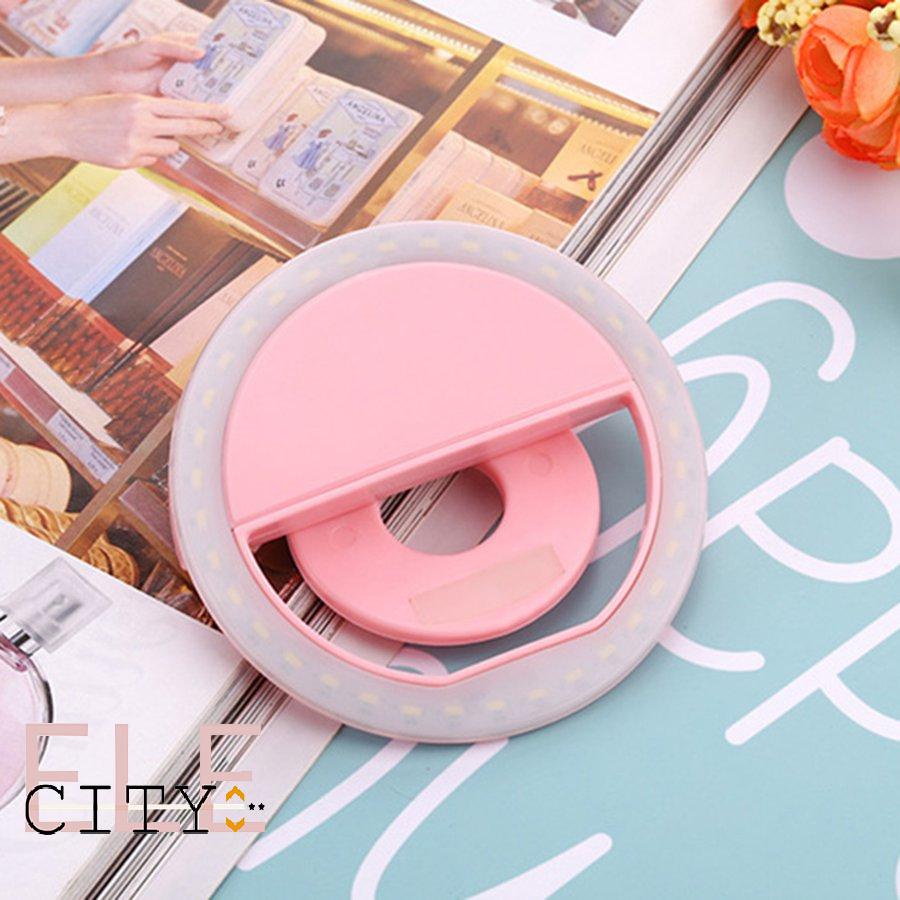 ✨ELE✨ LED Selfie Ring Light Supplementary Lighting Night Darkness Selfie Enhancing Fill Light For Phones Beauty Light