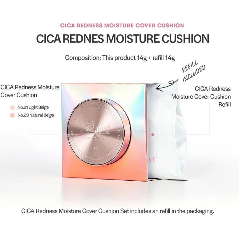 PHẤN NƯỚC VT CICA REDNESS COVER CUSHION | BigBuy360 - bigbuy360.vn
