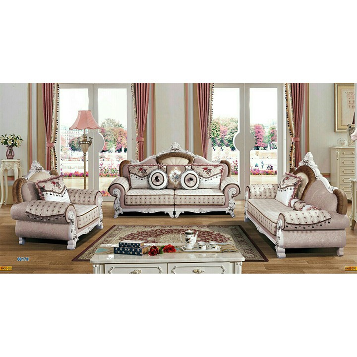 Bộ ghế sofa tân cổ điển HHP-SFCD6817 cao cấp