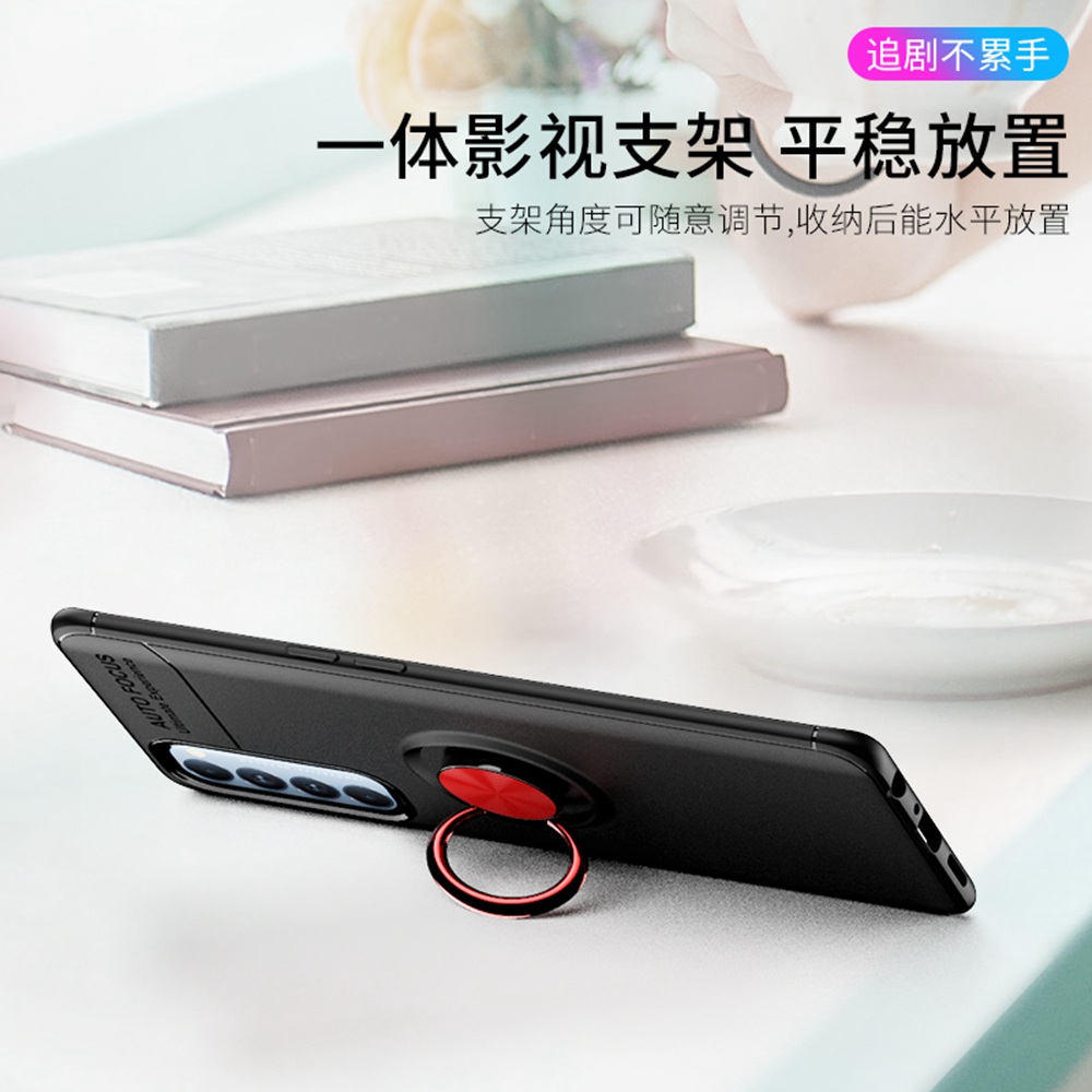 Ốp điện thoại có nhẫn đỡ nam châm cho Oppo Reno 4 Pro 4g Reno4 4g