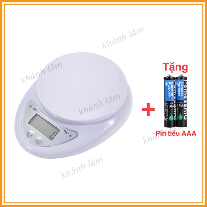 Cân điện tử mini cân thực phẩm Electronic Kitchen Scale (có pin)