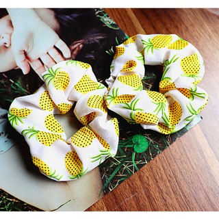 Dây buộc tóc, cột tóc hoa quả dễ thương  siêu cute