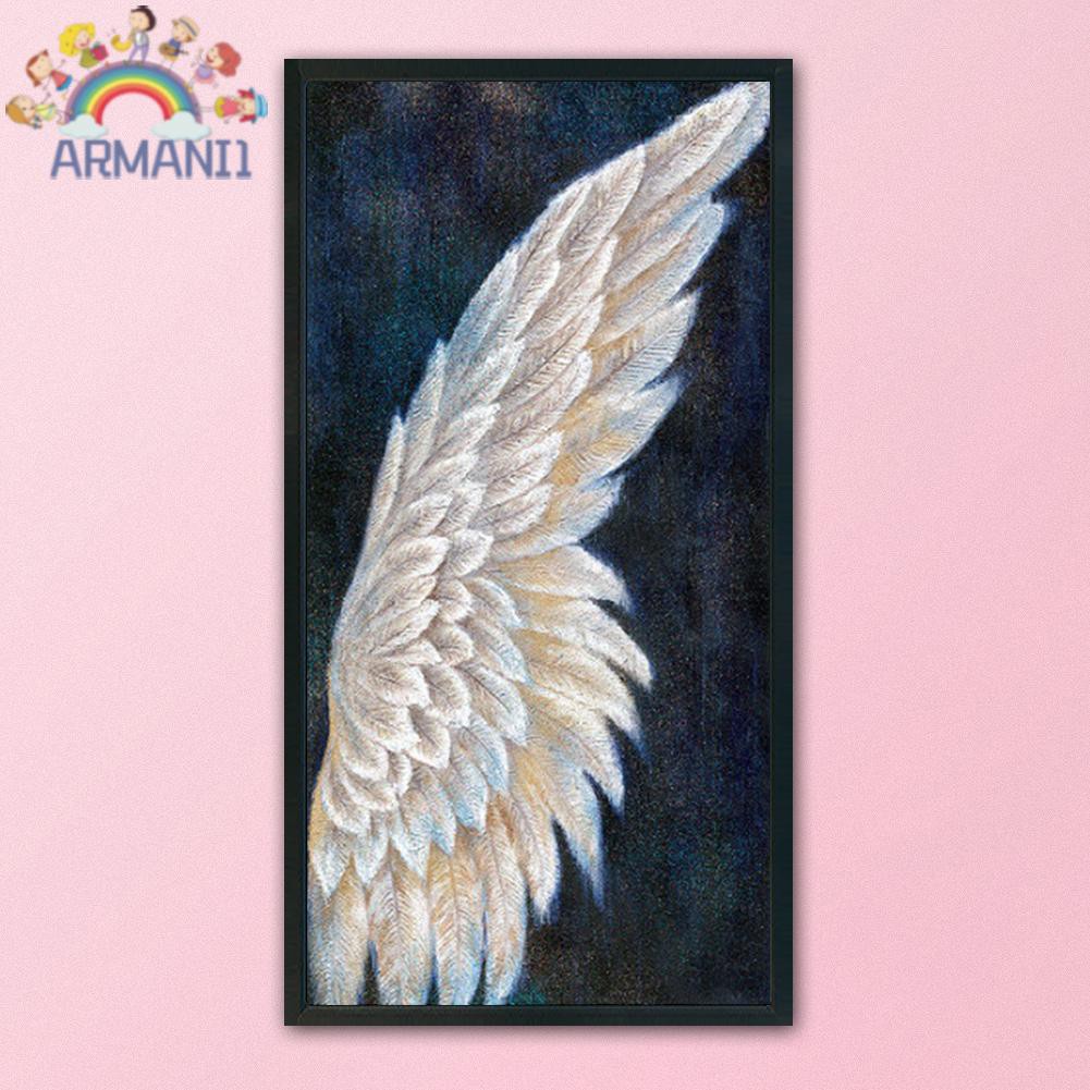 Armani Half Angel Wing Stamped Cross Stitch Kits 3-Strand 11CT Embroidery Craft