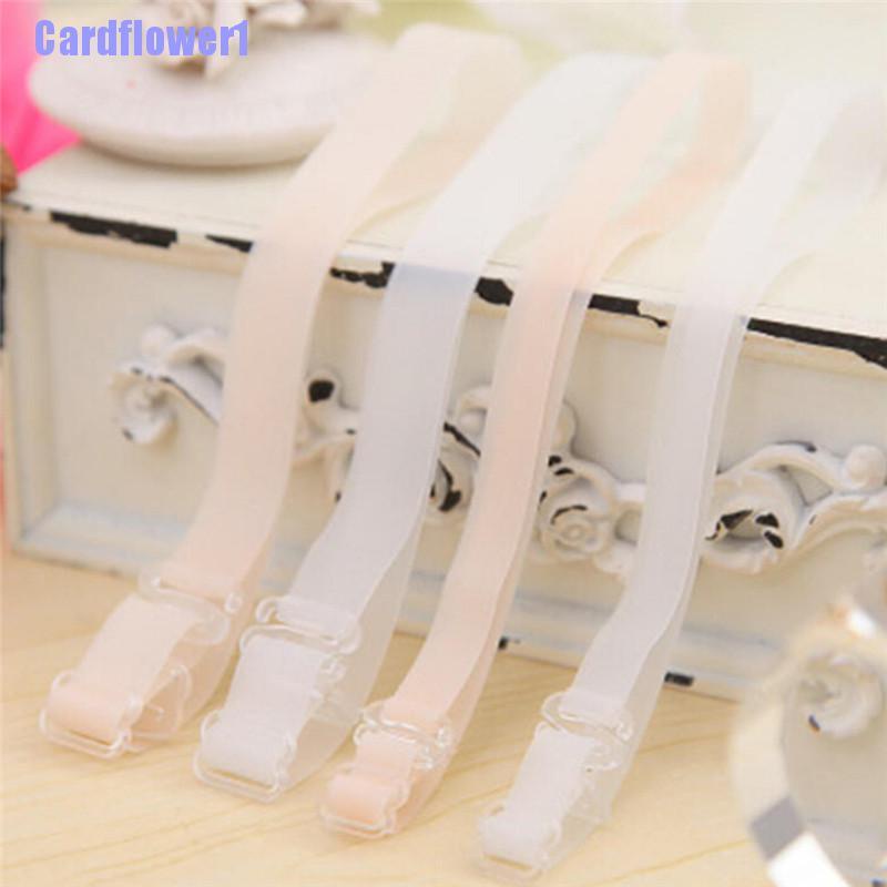 Set 2 cặp dây đeo áo ngực 1.5cm bằng silicon trong suốt có thể điều chỉnh