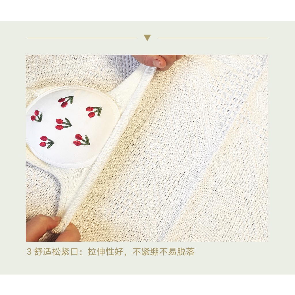 Tất Lưới Thoáng Khí Chống Trượt Dễ Thương Cho Bé Tập Bò