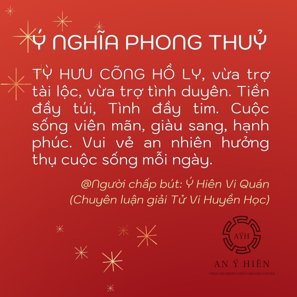 Charm Tỳ hưu cõng hồ ly #C483 ( An Ý Hiên)